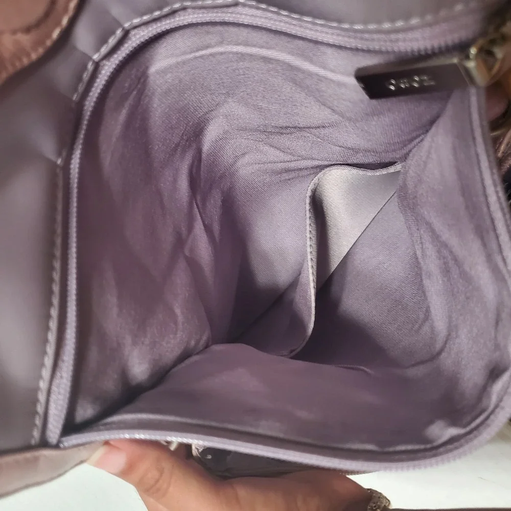HOBO International Light‎ Pink Quilted Leather Clutch Wallet Shoulder Bag